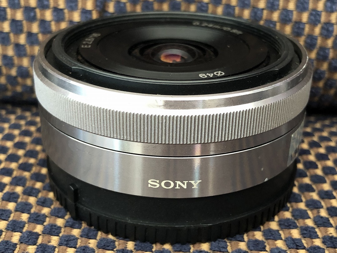 1528o 送込 SONY E 16mm F2.8 ソニー ミラーレス一眼 単焦点レンズ 換算