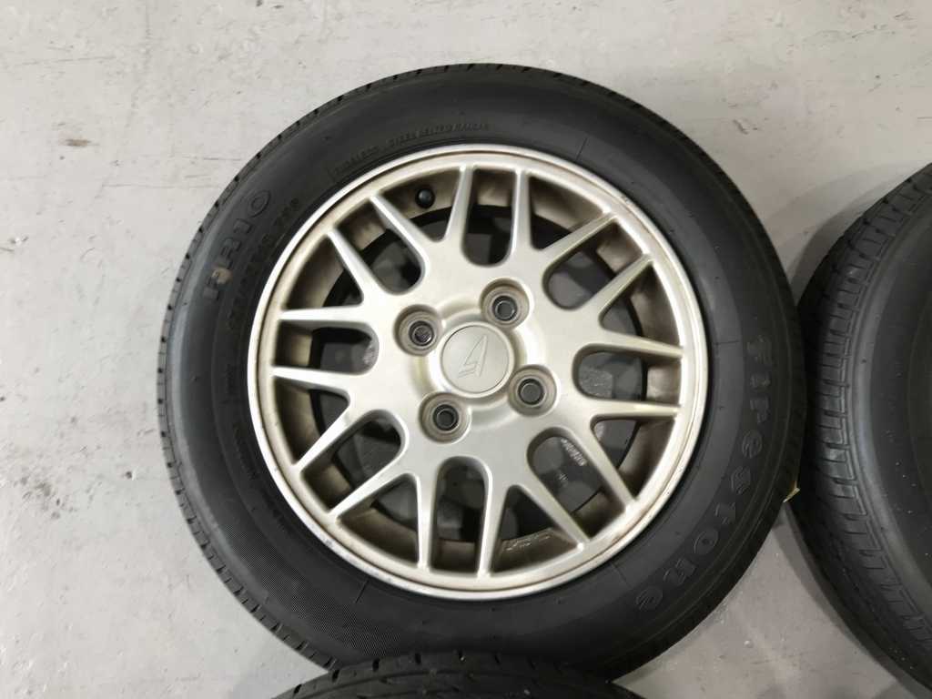 ダイハツ純正 メッシュ 13インチ 4.5J +45 155/65R13 タイヤホイール 