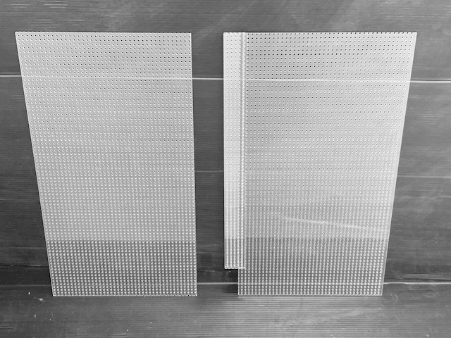 1200 ・900x450x450水槽用 特注 パンチ仕切り セパレーター ガラス