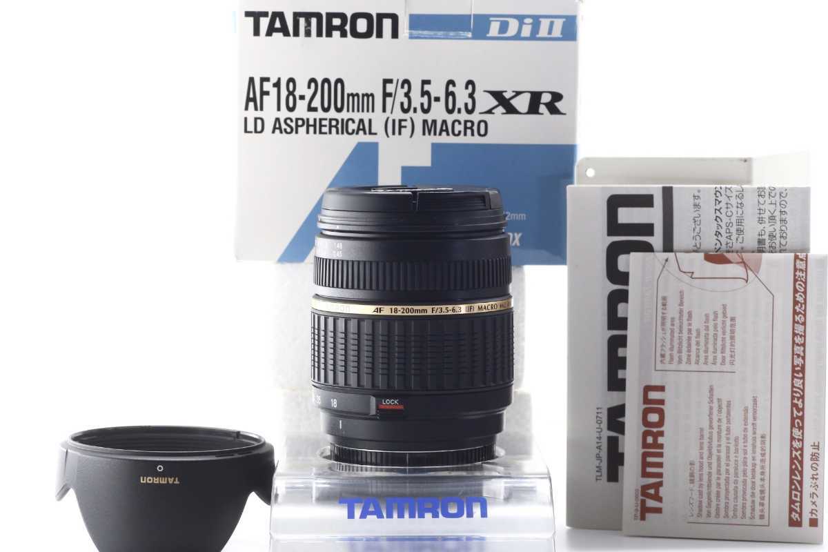 ☆極上美品☆ TAMRON AF 18-200mm F3.5-6.3 MACRO XR Di II A14 