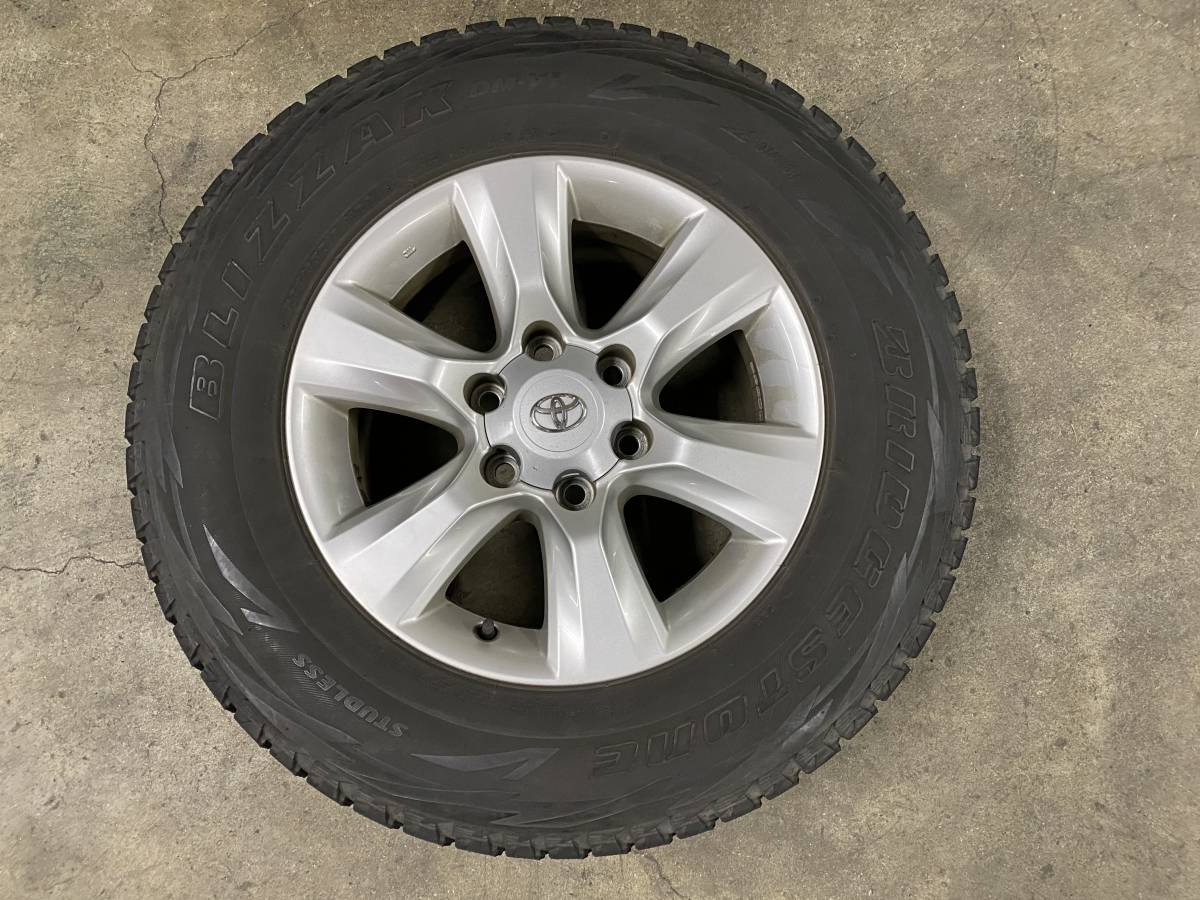 ★ブリヂストン　ブリザック　ＤＭ－Ｖ１　265/65R17★ランクルプラド純正ホイール★ 265&frasl;65R17 ブリヂストン BLIZZAK タイヤ交換対象 [1本] スタッドレス
