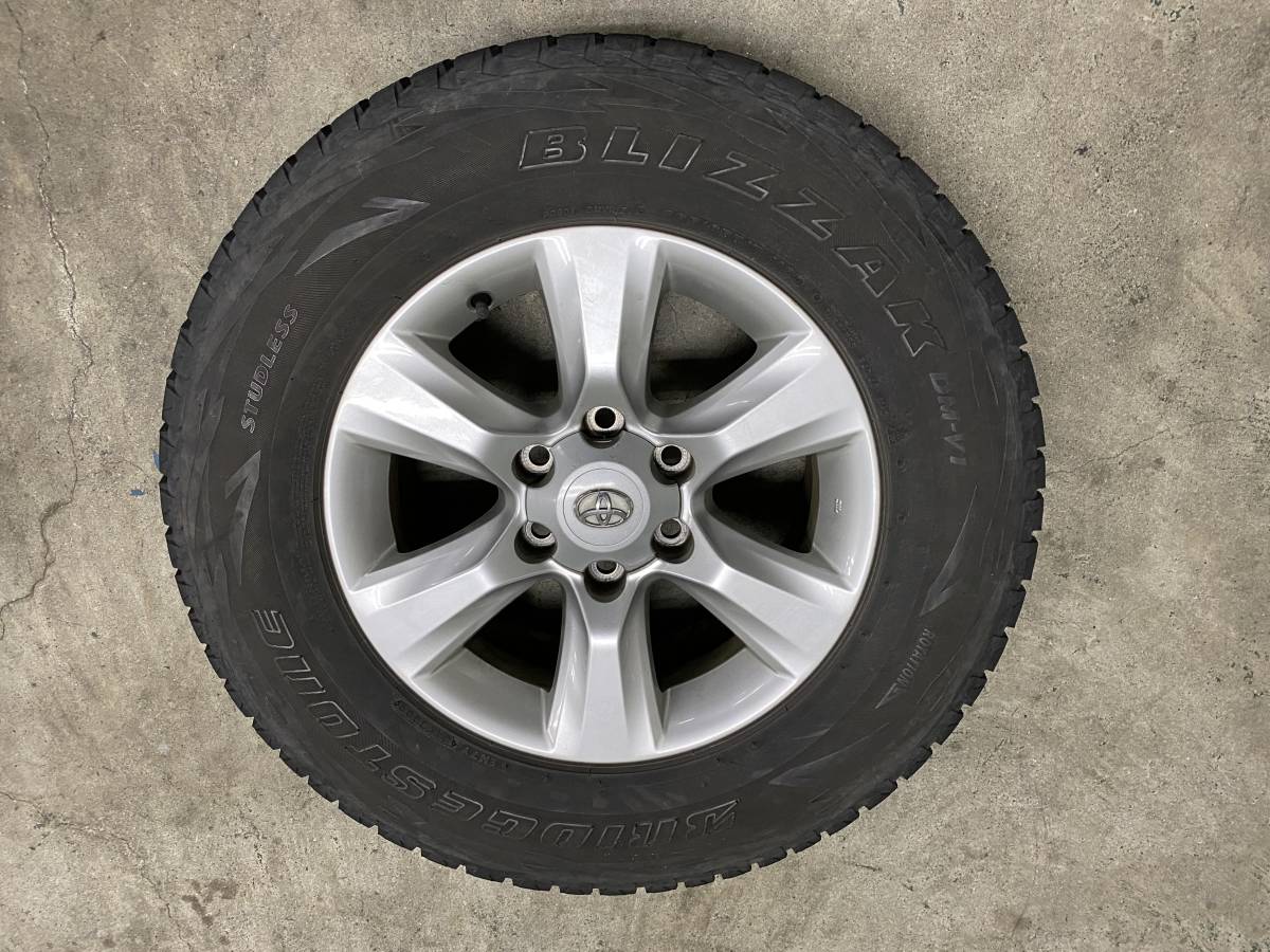 ★ブリヂストン　ブリザック　ＤＭ－Ｖ１　265/65R17★ランクルプラド純正ホイール★ 265&frasl;65R17 ブリヂストン BLIZZAK タイヤ交換対象 [1本] スタッドレス