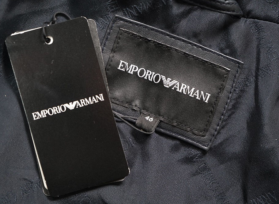 新品12万【 EMPORIO ARMANI アルマーニ 】春夏/高級感と洒脱感を 