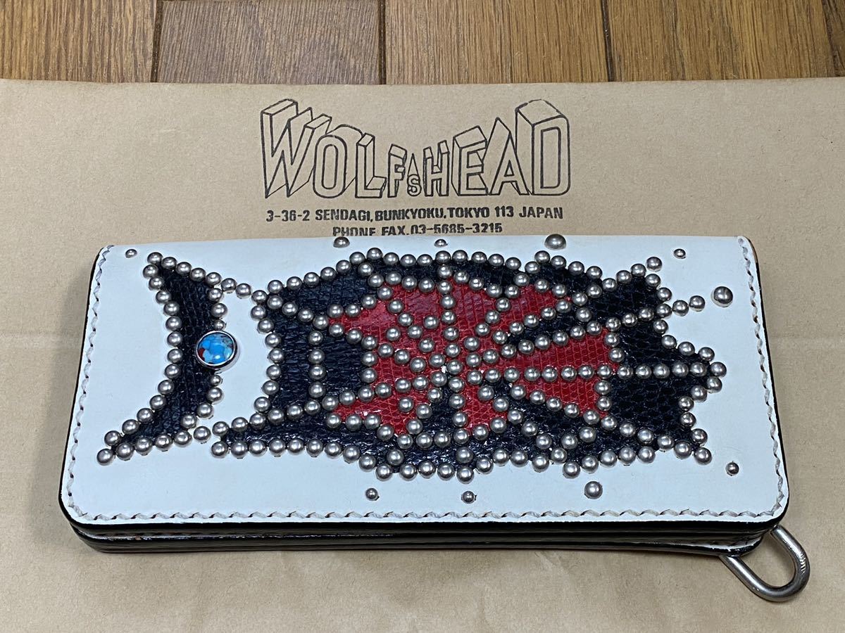 スパイダー スパイダーウェブ ロングウォレット ( ウルフズヘッド WOLF 