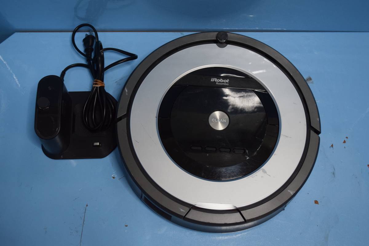 C0158 T 【中古・動作確認済】iRobot Roomba ロボット掃除機 ルンバ 875　本体のみ・バッテリー無し