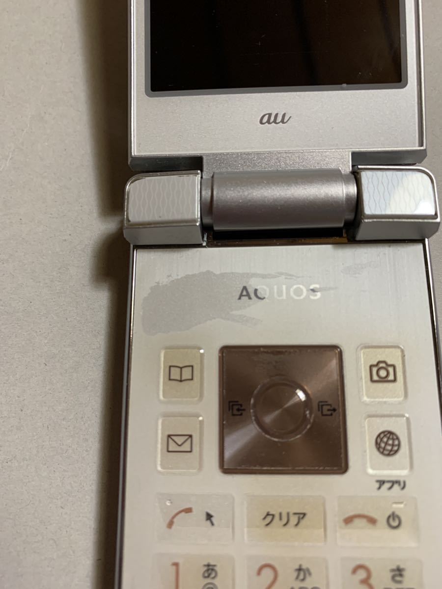 SHARP シャープ AQUOS K SHF31SWA White ホワイト ジャンク品扱い_7
