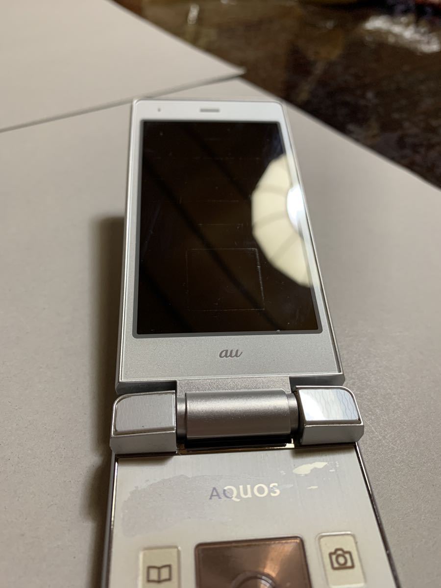 SHARP シャープ AQUOS K SHF31SWA White ホワイト ジャンク品扱い_8