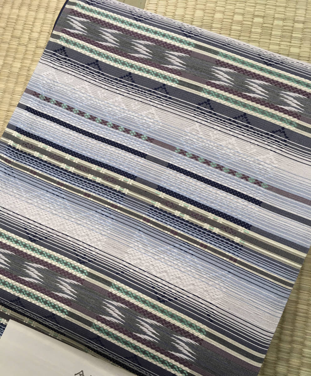 参考上代68万円】高級お洒落袋帯 全通 工芸品 布花織 オールシーズン 