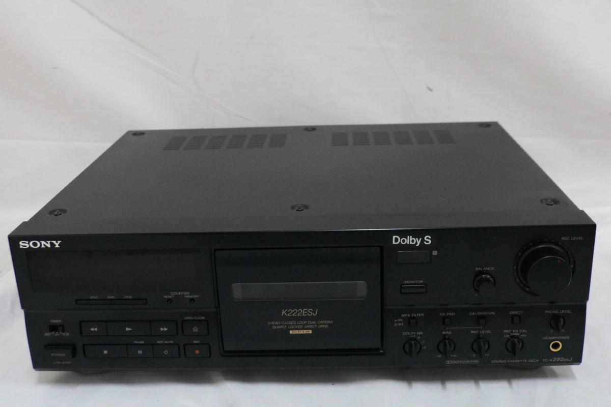 SONY カセットデッキ TC-K222ESJ Yahoo!オークション tc-k222esl」の