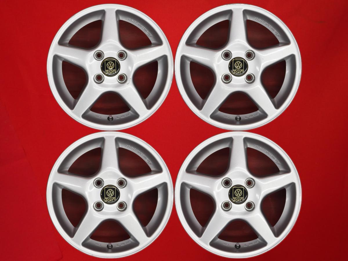 激安 中古 4本セット 】 フォルクスワーゲンモータースポーツ アルミ
