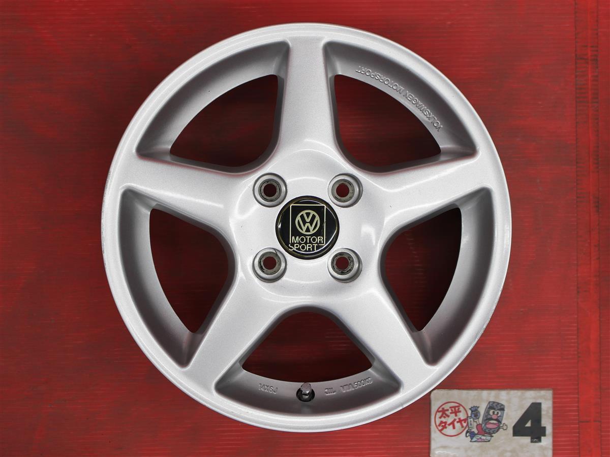 激安 中古 4本セット 】 フォルクスワーゲンモータースポーツ アルミ