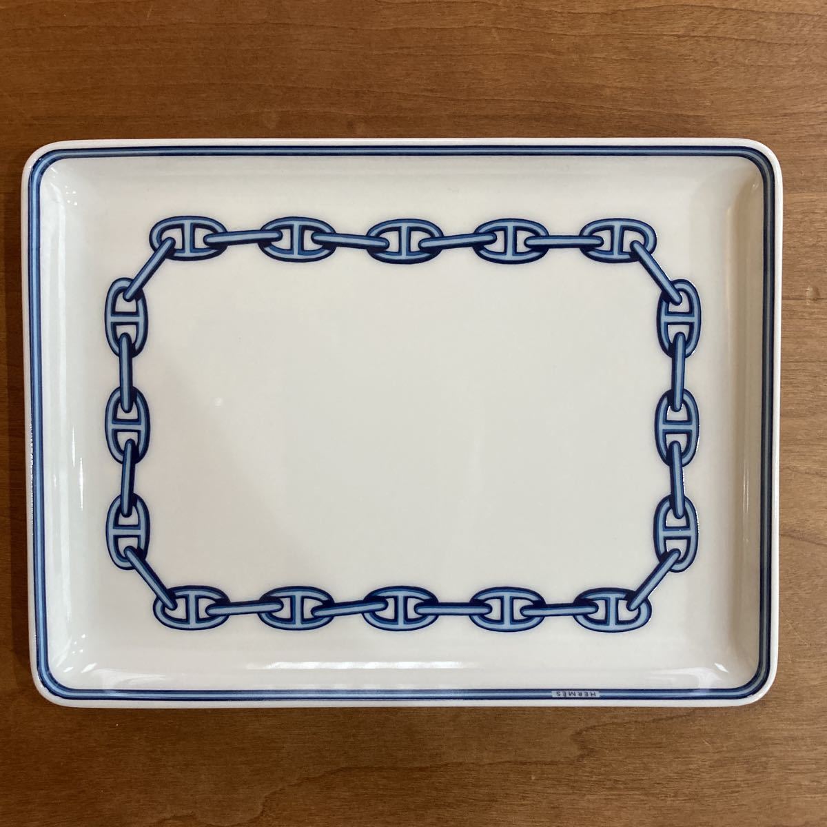 最終価格｜HERMES エルメス シェーヌダンクル スクエアプレート 楽天