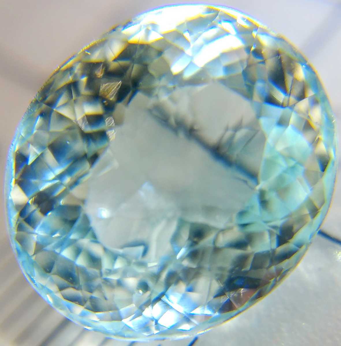 VVSクラスの超クラリティ 天然パライバトルマリン 6.33ct GIA鑑別書付き レアストーン ジェムグレード ネオンブルー jewelry 凄まじい輝き 