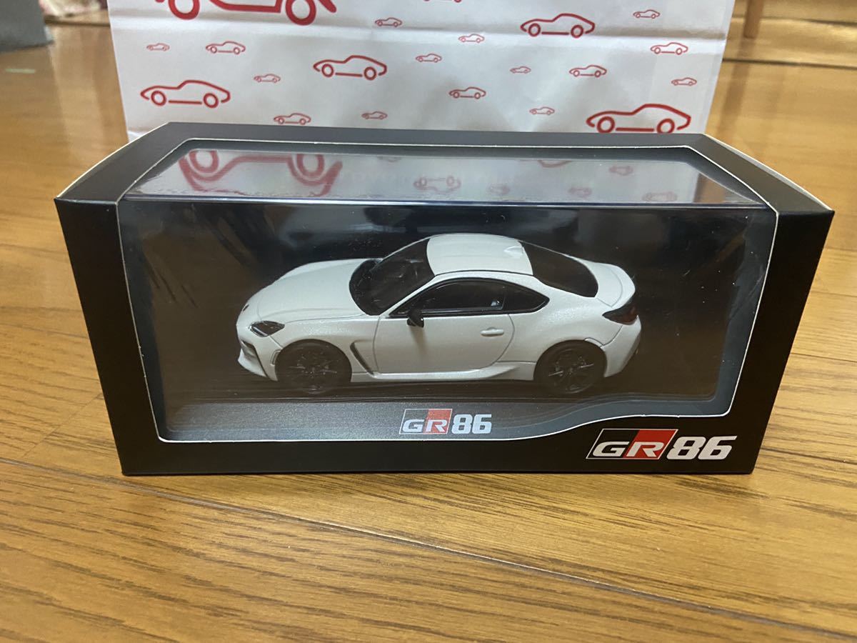 新型 GR86 カラーサンプル 1/30 トヨタ GR クリスタルホワイトパール