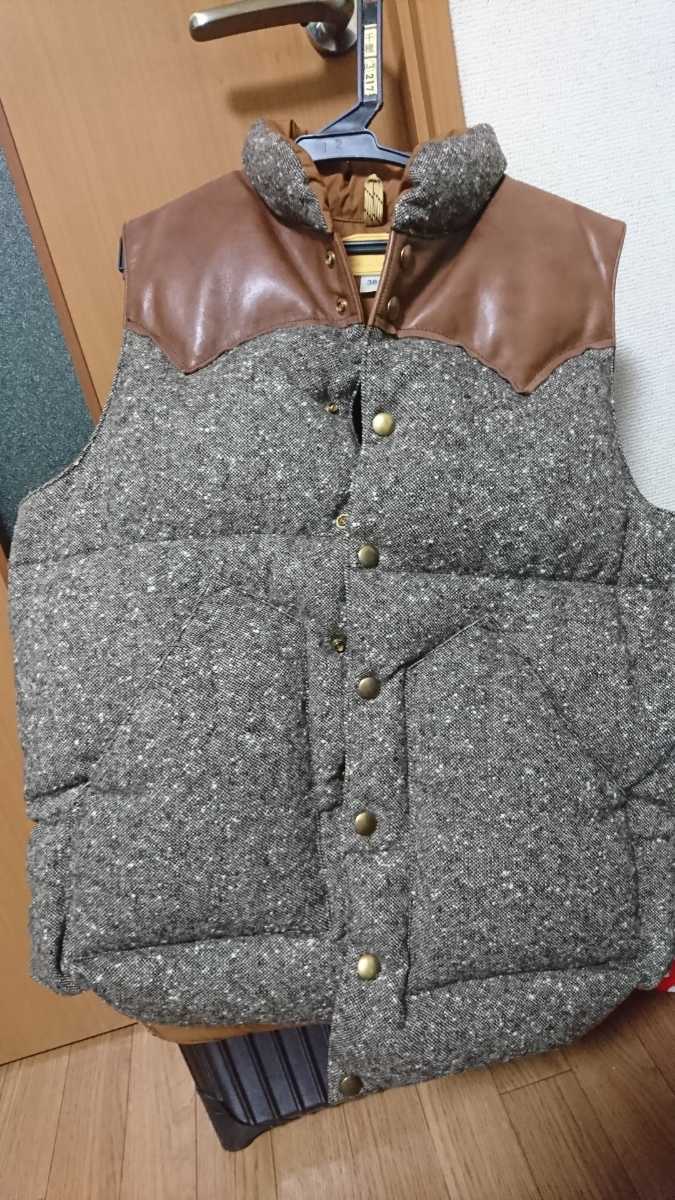 ロッキーマウンテン 38 M rocky mountain ダウンベスト 美品 Rocky 