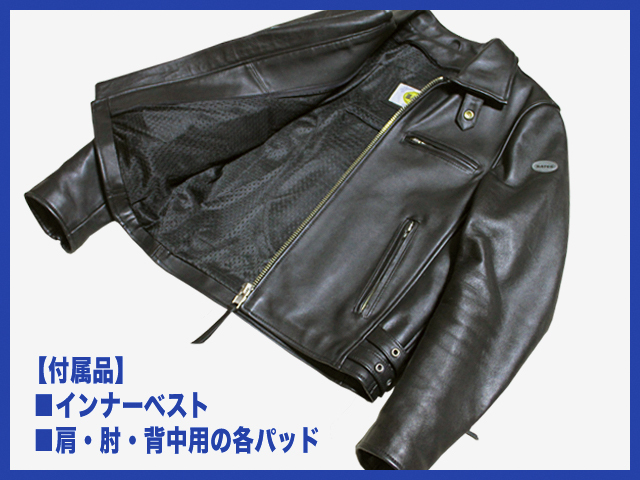 ★ BATES CALIFORNIA 【ほぼ新品】肉厚レザー シングルライダース (黒 Ｓ) インナーベスト＆パッド付属 Bates Leather Vintage 期間限定 BAJ-US4TT Style