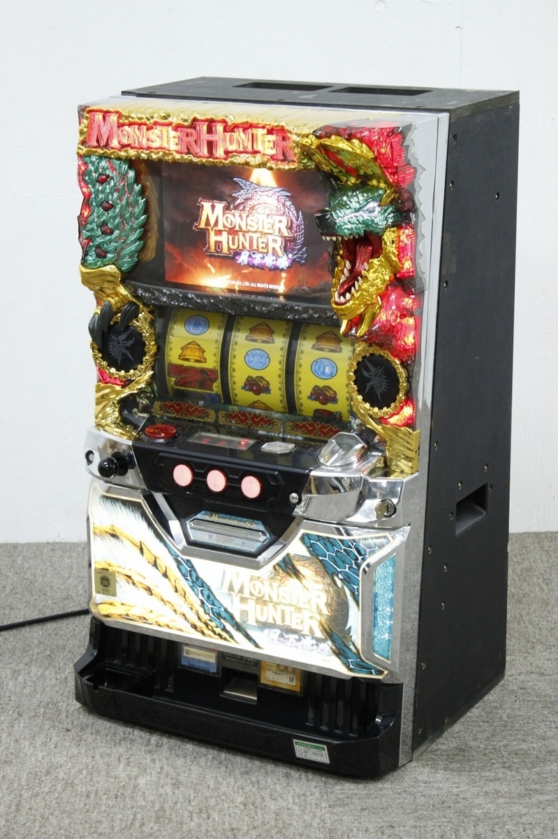 神奈川 直引限定】 モンスターハンター 月下雷鳴ZX スロット実機