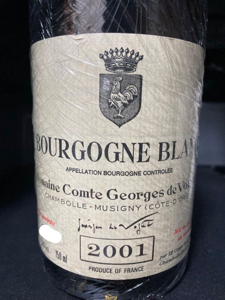  2001 ブルゴーニュ ブラン コント ジョルジュ ド ヴォギュエ Dom. Comte Georges de Vog Bourgogne Blanc ミュジニー 白ワイン(フランス)｜売買されたオークション情報、yahooの商品情報をアーカイブ公開 - 白