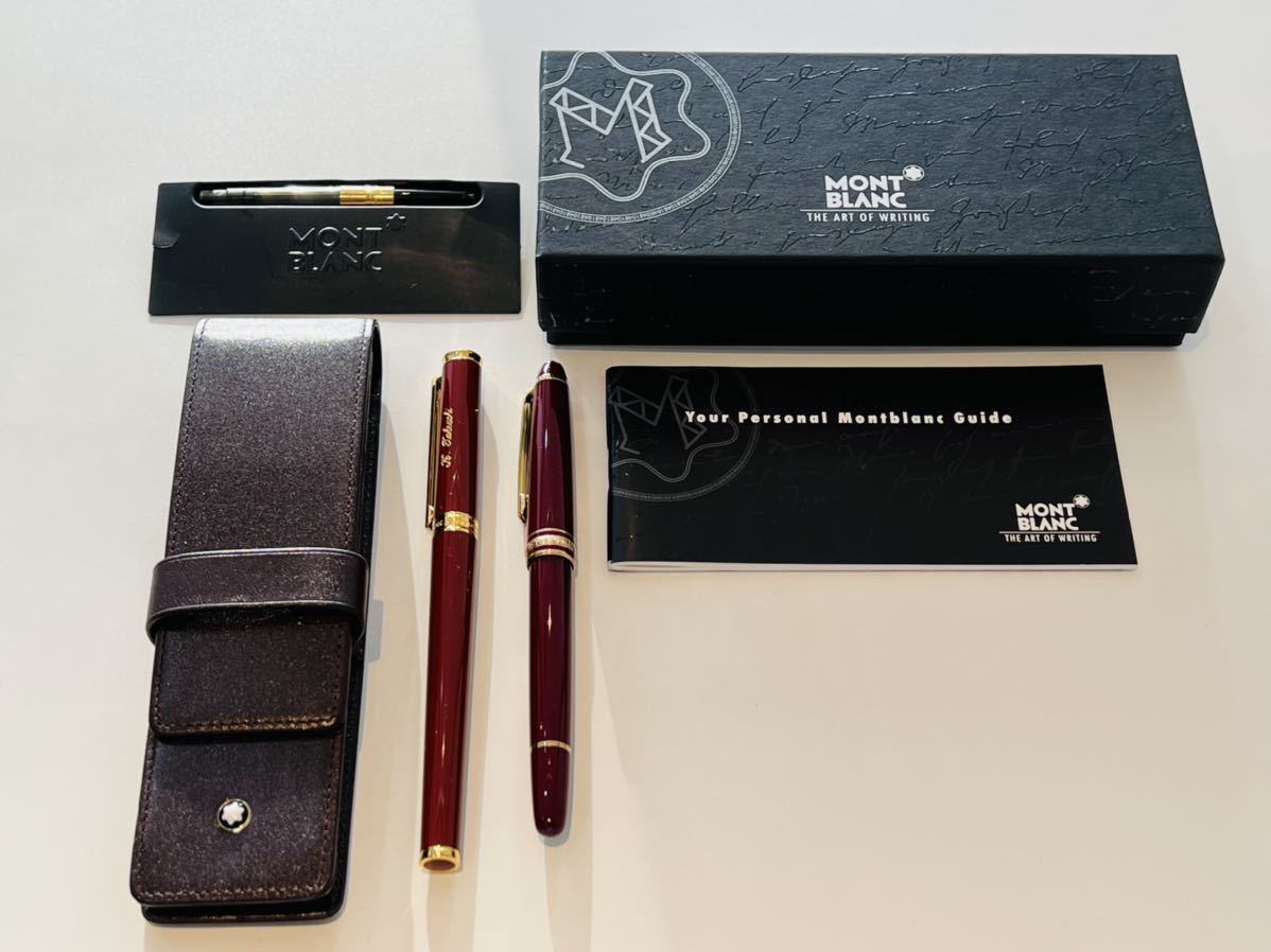 モンブラン MONTBLANC 万年筆 ペン先14K 585 ボエムブルー
