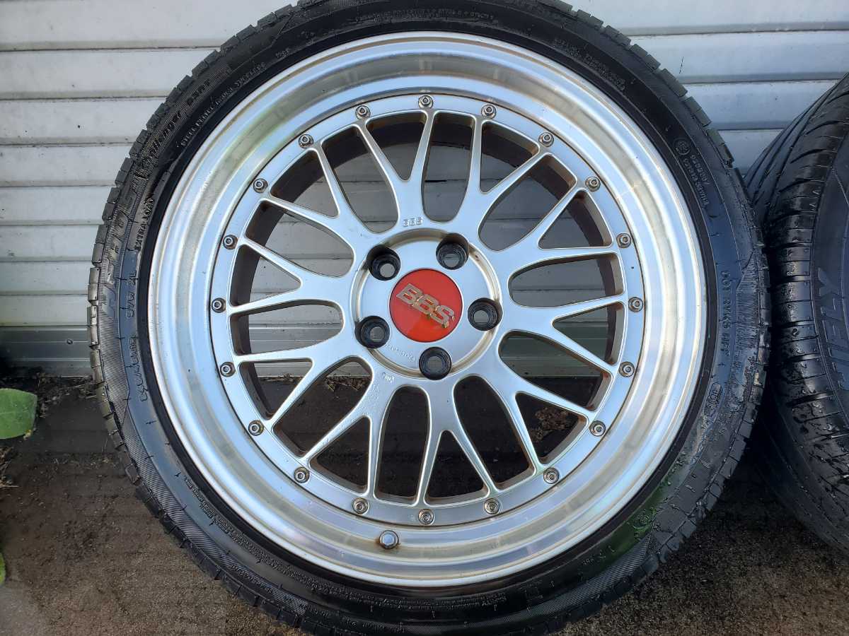 ■BBS　18インチ■中古アルミホイール　4本 BBSアルミホイール 18インチ9Jインセット35 中古4本 R32 R33 R34