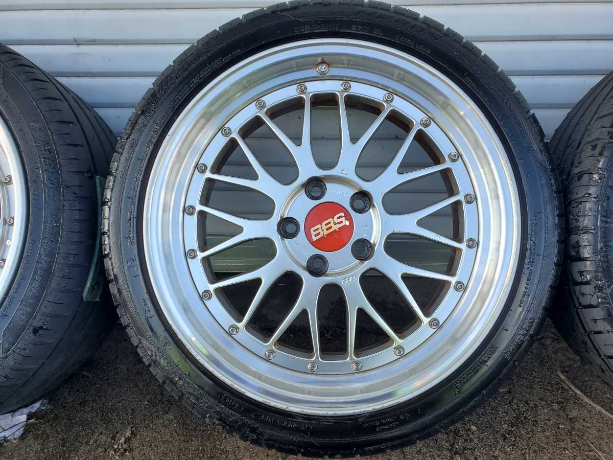 BBSアルミホイール 18インチ9Jインセット35 中古4本 R32 R33 R34