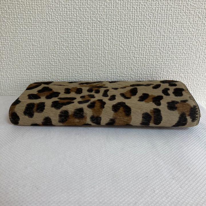 ヘレナ モルフォ Helena morpho 長財布 ウォレット レオパード ハラコ 