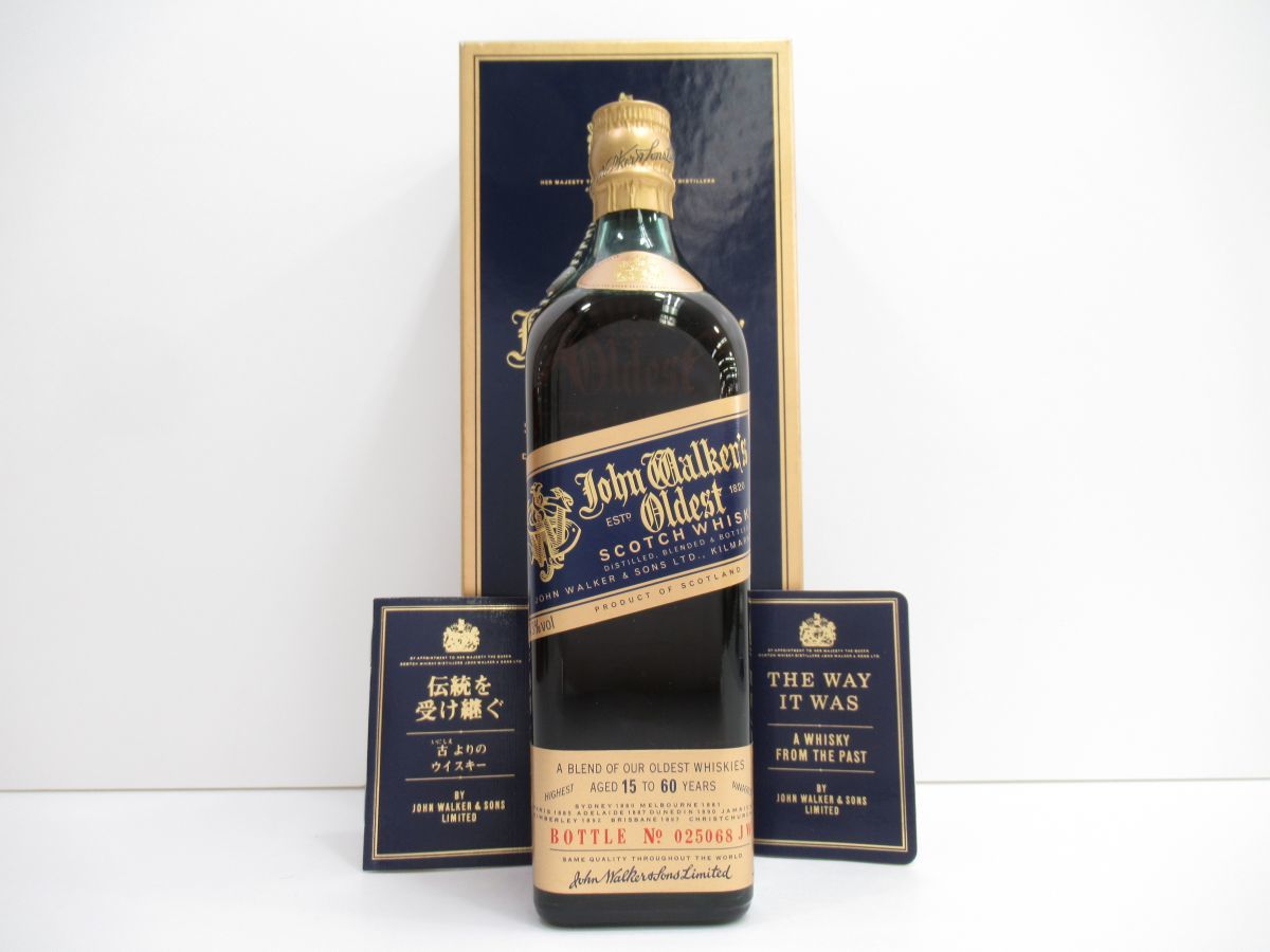Walker 古酒 ジョニーウォーカー Johnnie Label ジョニー 750ml 未開栓