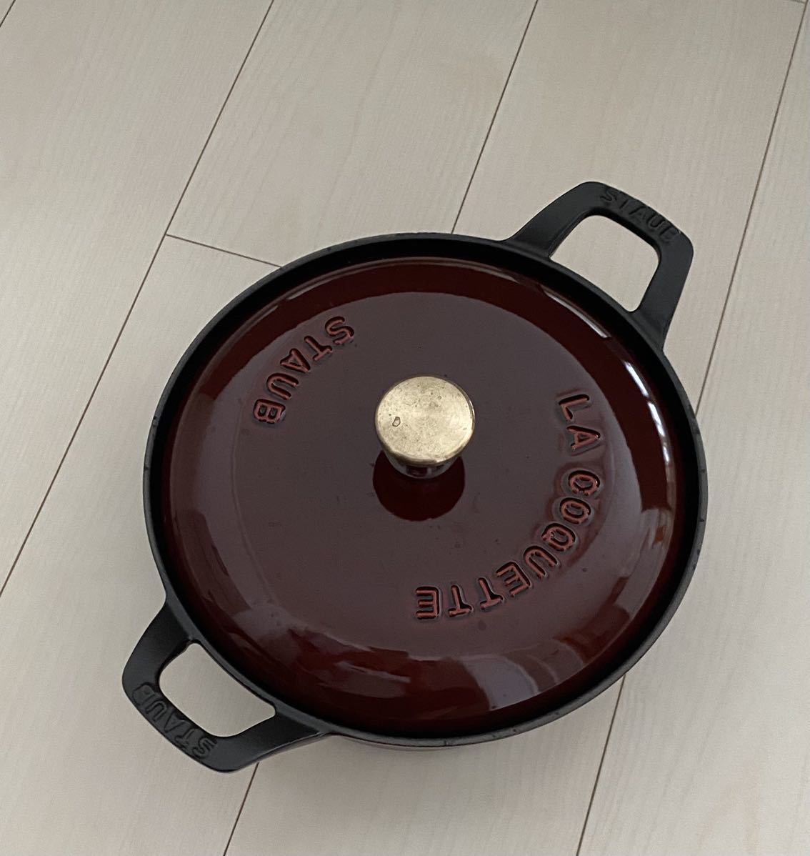 staub ストウブ ヴィンテージ ラウンド 20cm・一度使用　美品_3