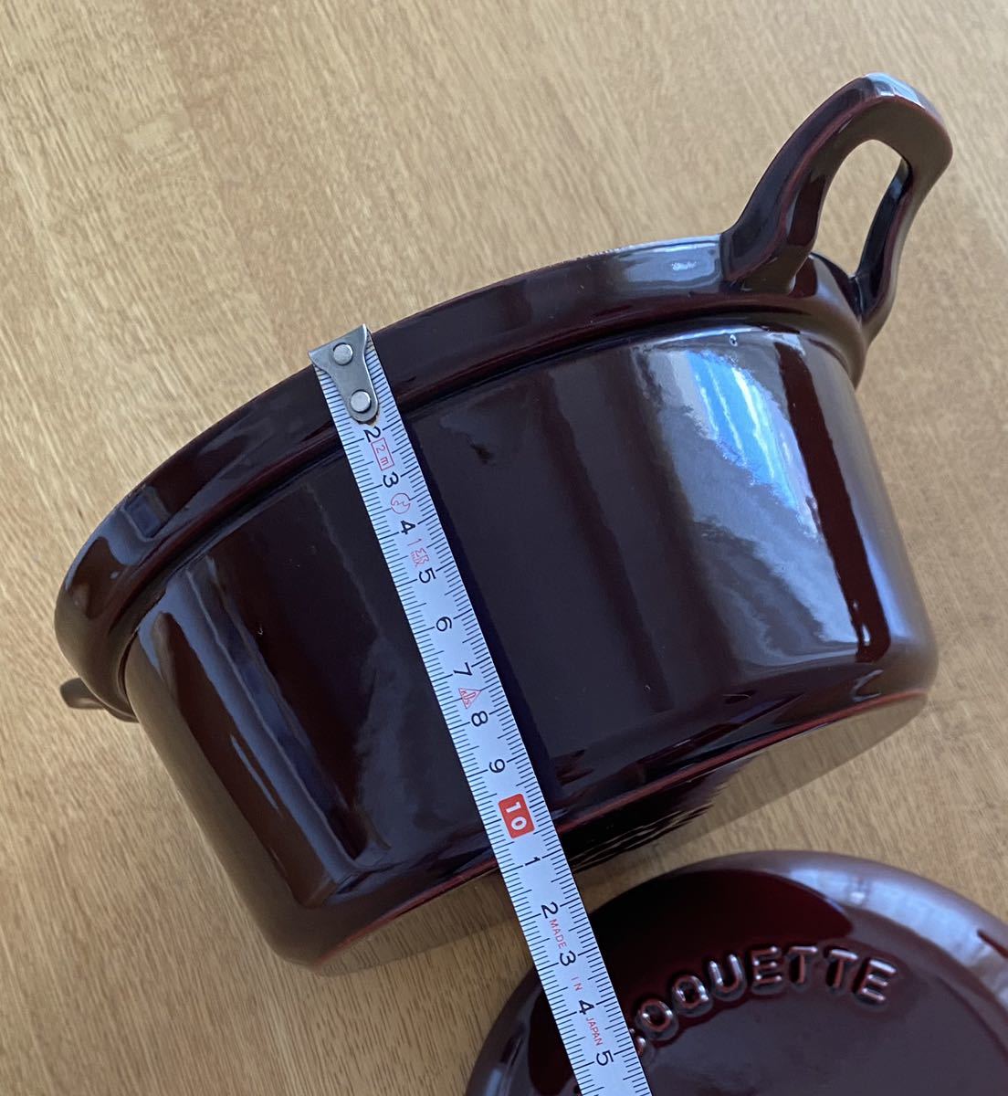 staub ストウブ ヴィンテージ ラウンド 20cm・一度使用　美品_5