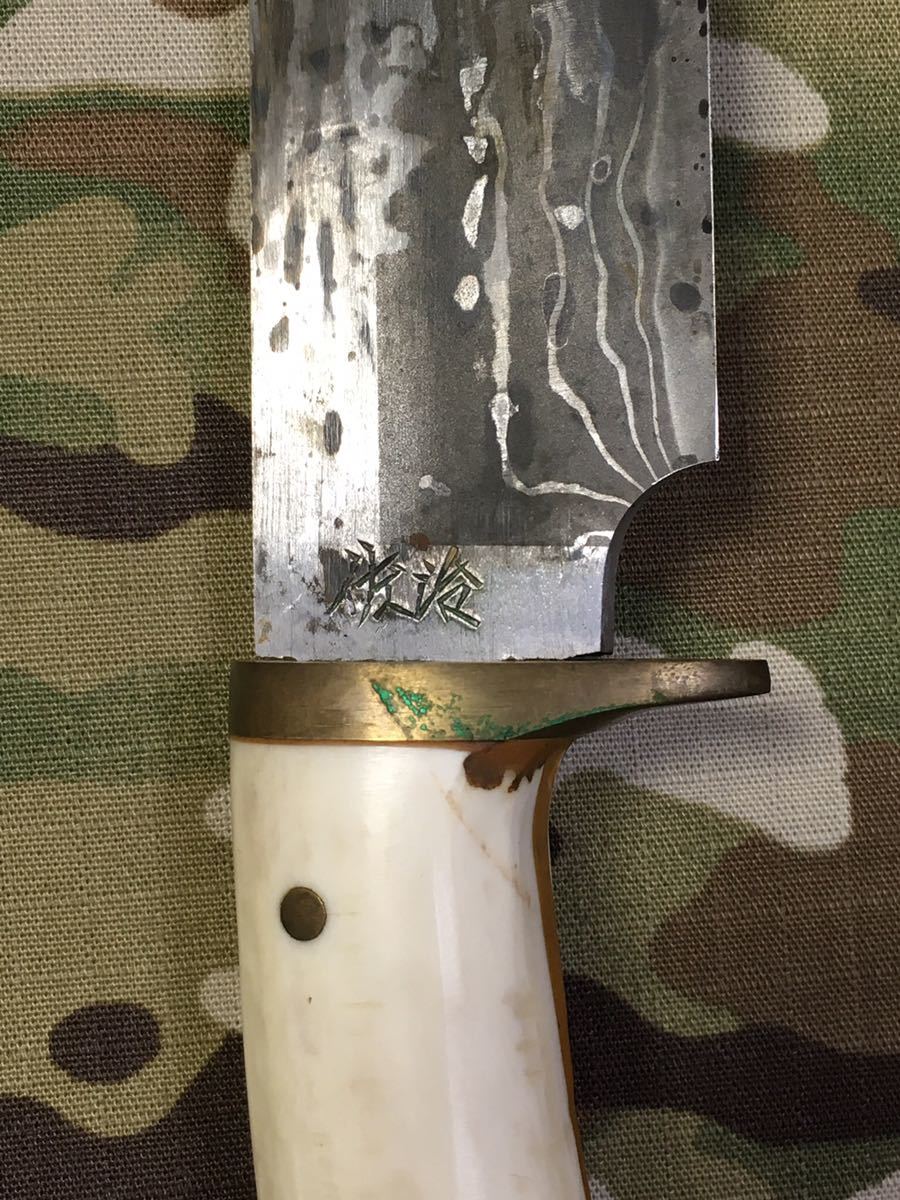 佐治武士 黒錆加工 18歳未満入札禁止 ハンティングナイフ 狩猟刀 売買されたオークション情報 Yahooの商品情報をアーカイブ公開 オークファン Aucfan Com