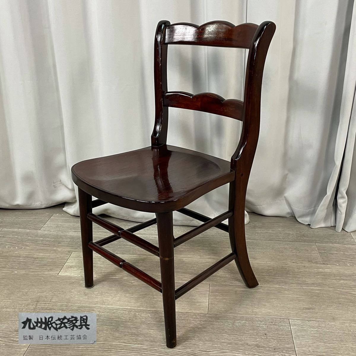 希少/九州民芸家具/3本脚/スツール/飾り台/花台/丸椅子/丸イス/チェア