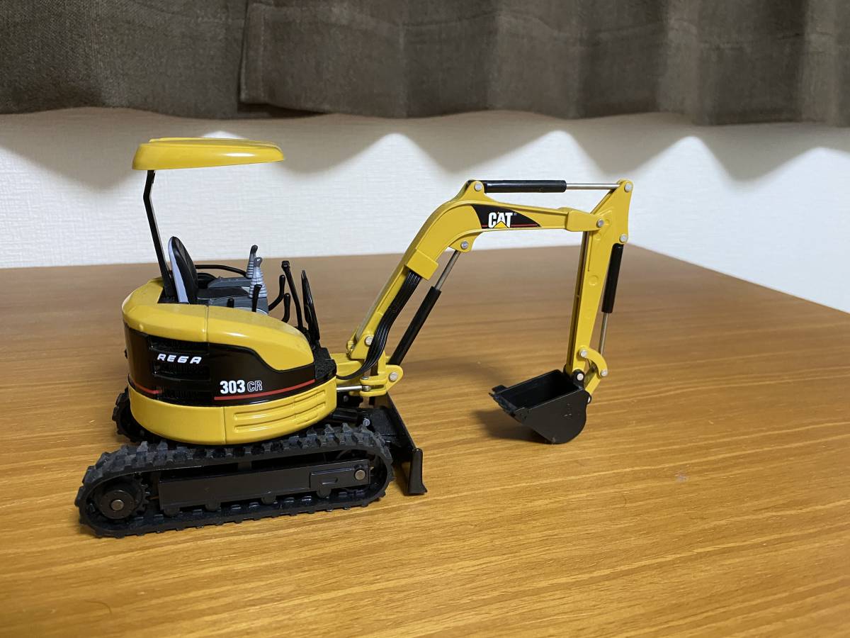 三菱 CAT 希少 廃版 建機ミニチュア キャタピラー 303 CR ミニ油圧 