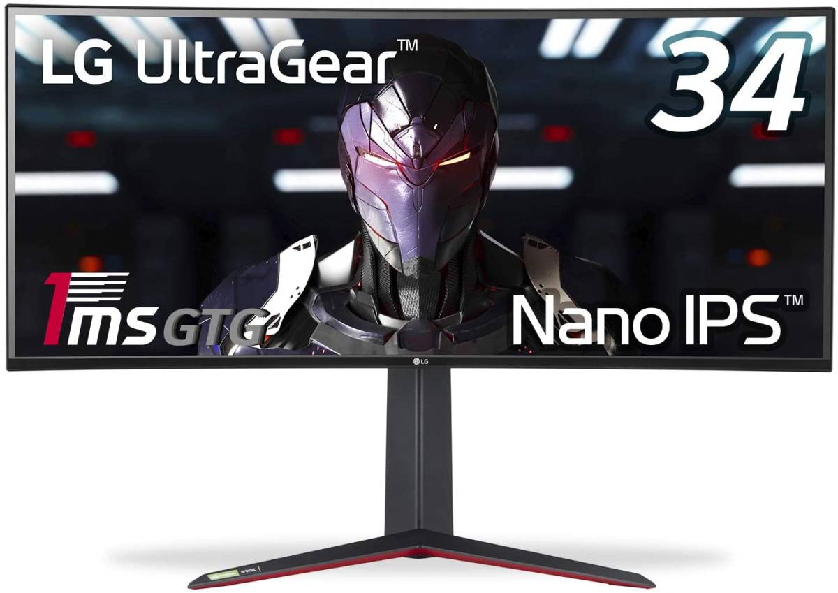 LGエレクトロニクス 34型 21：9 曲面型ウルトラワイドゲーミング