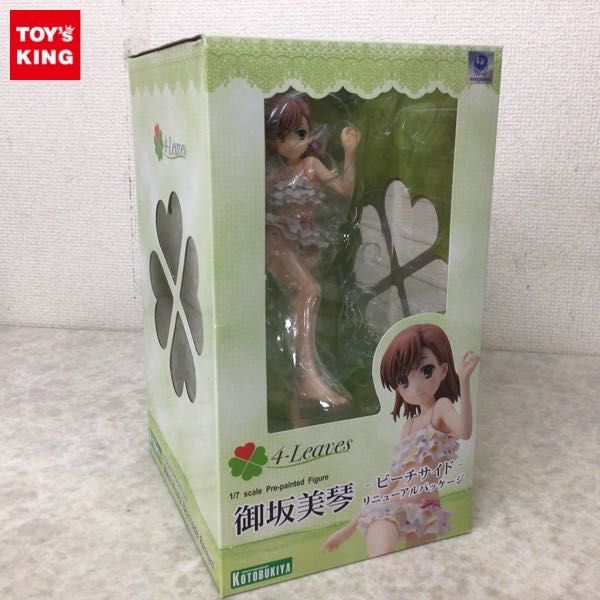 1円スタート！】 1円〜 【完全未開封】 4-leaves 御坂美琴 ビーチ