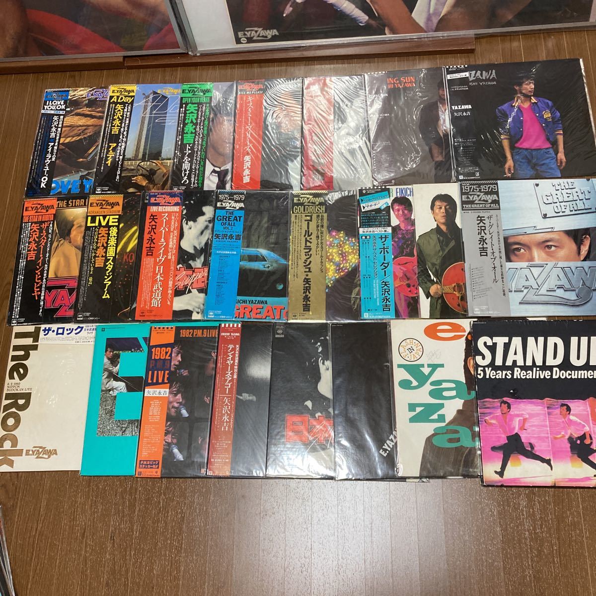 キャロル 矢沢永吉 CAROL LPレコード レコード 22枚帯付きの通販はau (矢沢