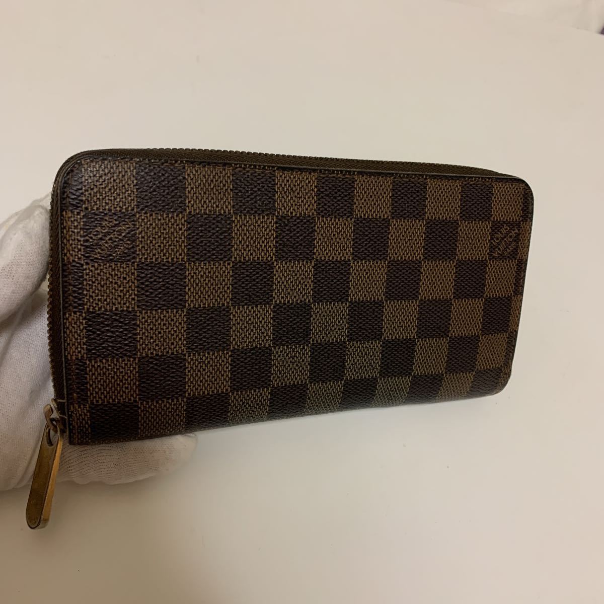 良品 LOUIS VUITTON ルイヴィトン ダミエ ジッピーウォレット 長財布 