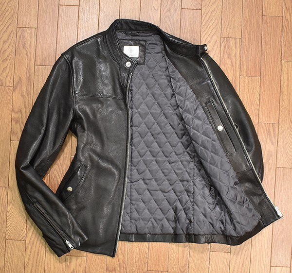 BEAUTY&YOUTH UNITED ARROWS ビューティーアンドユース ユナイテッドアローズ やぎ革 ライダースジャケット ブラック Lサイズ 軽量　