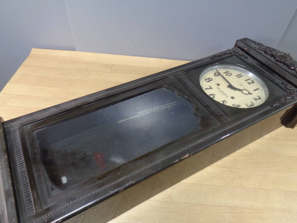 Jg セイコー Seiko 大きな柱時計 Seikosha ボンボン時計 レトロ時計 アンティーク 全長110 位 アナログ 売買されたオークション情報 Yahooの商品情報をアーカイブ公開 オークファン Aucfan Com