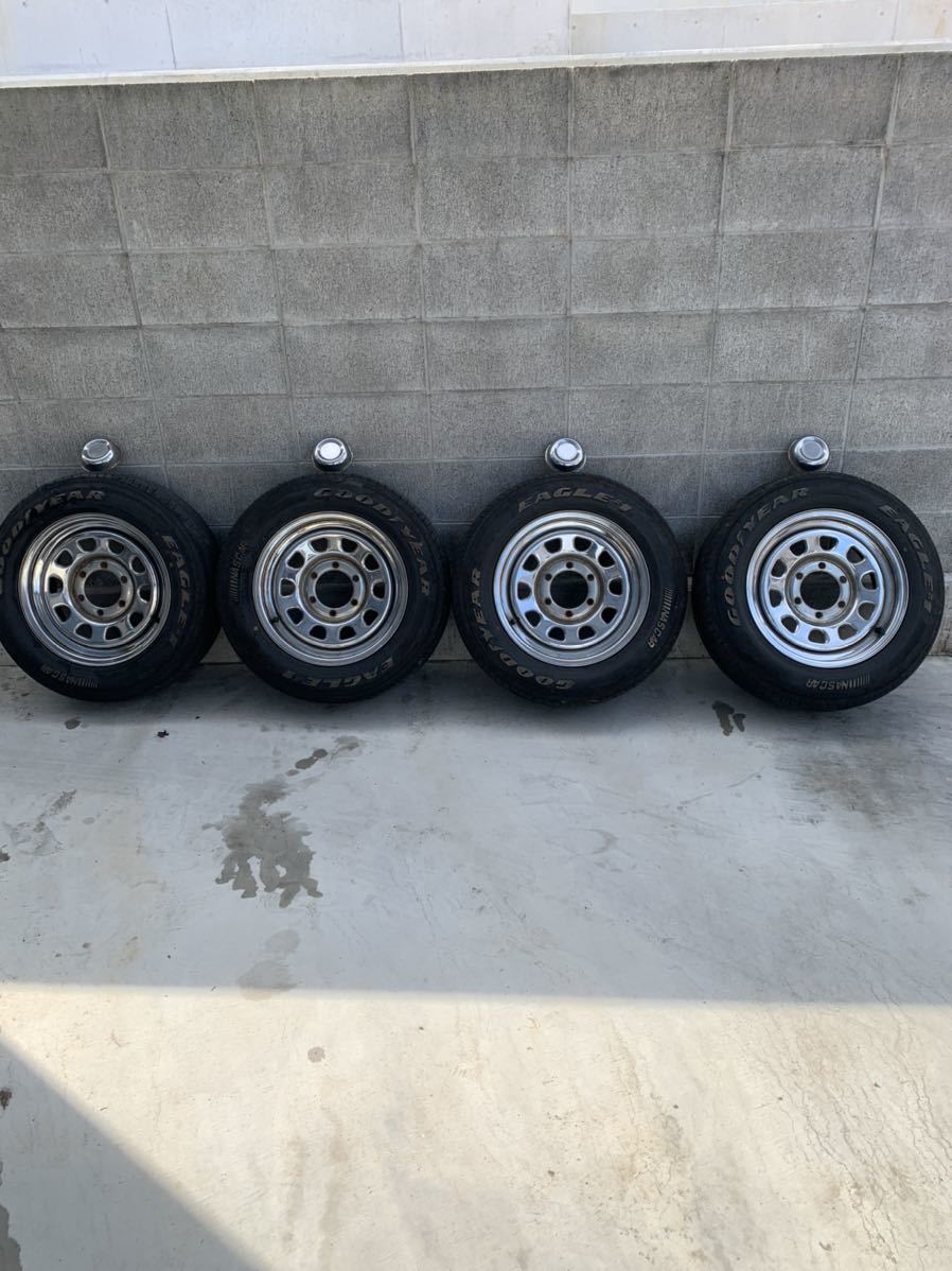 ハイエース　200系　デイトナ タイヤホイールセット　ホワイトレター ハイエース 215/65 R16C 109／107R