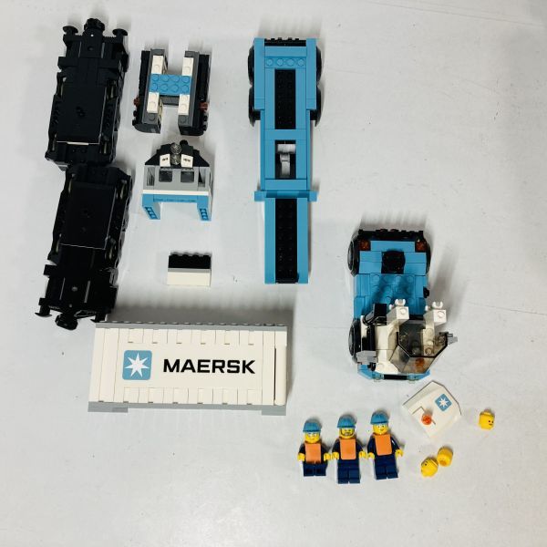 送3L】1円～ 現状品 レゴ LEGO #10219 Maersk Train フィグ マークスライン
