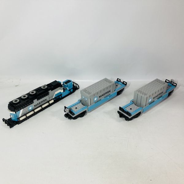 しき 送3L】1円～ 現状品 レゴ LEGO #10219 Maersk Train フィグ マークスライン