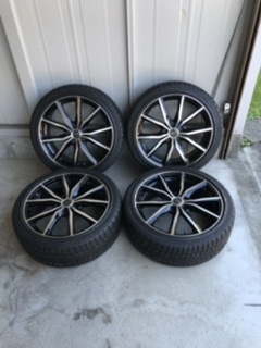 ☆ユーロスパイダー＊18inch☆ファイヤーストーン＊ワイドオーバル＊225-40-R18 92W＊4本☆バリ山☆直取り大歓迎
