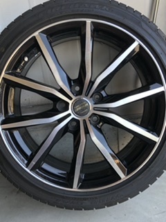 ☆ユーロスパイダー＊18inch☆ファイヤーストーン＊ワイドオーバル＊225-40-R18 92W＊4本☆バリ山☆直取り大歓迎