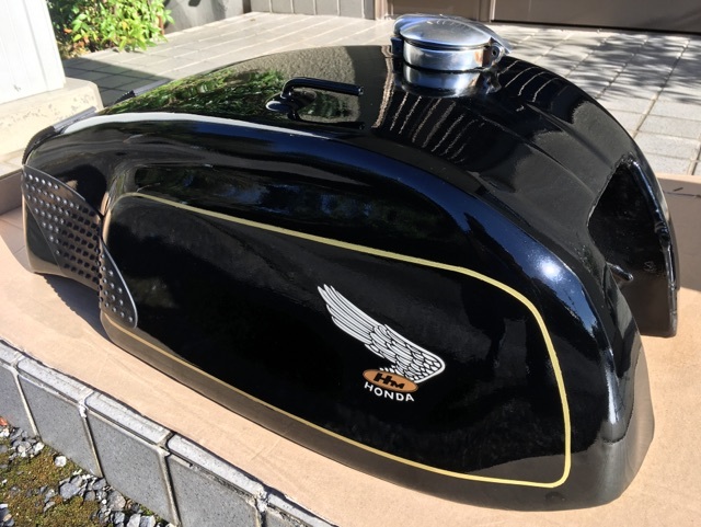 SR400 SR500 FRPタンク ノートンマンクス ロングタンク 当時物