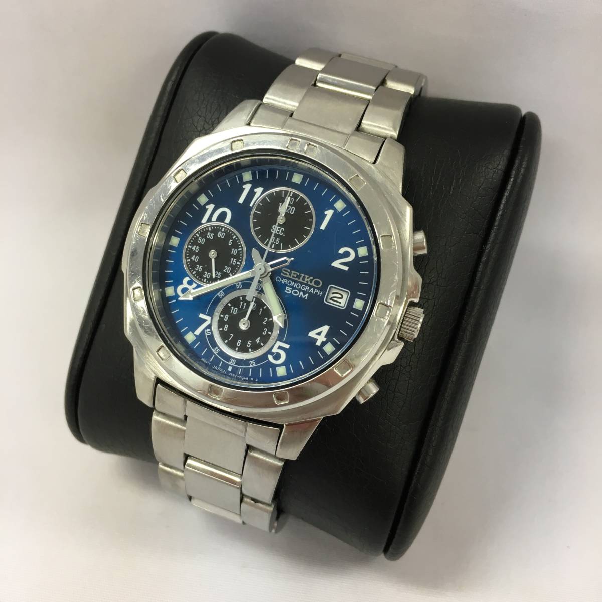定番，SALE 1174570 腕時計 SEIKO セイコー クロノグラフ 50M 7T92-0CA0 稼動品(セイコー)｜売買されたオークション情報、yahooの商品情報をアーカイブ公開 - オークファン その他