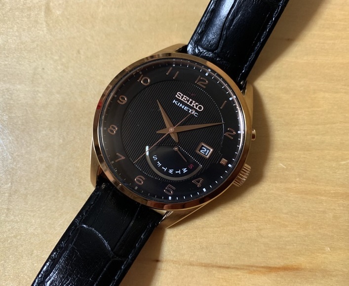 □SEIKO KINETIC□セイコー キネティック 5M84-0AC0 メンズ腕時計 