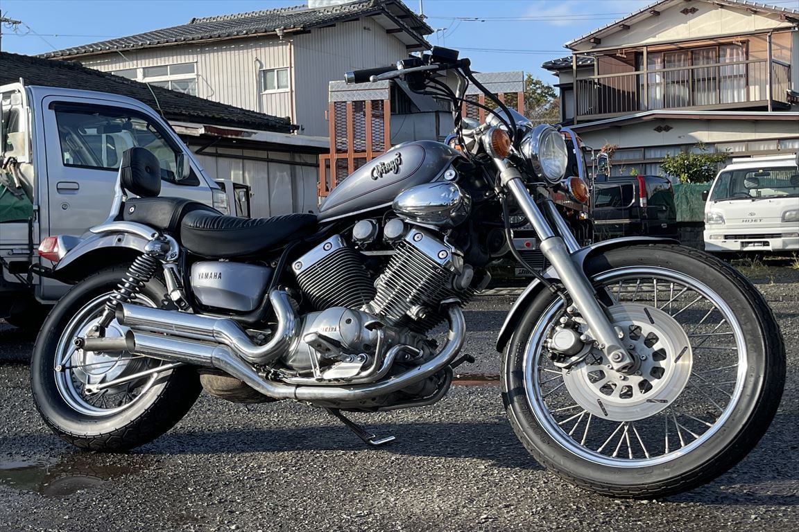 岩手発!! ヤマハ Virago ビラーゴ 3DM 走行28,640km 始動走行OK 返納証明書