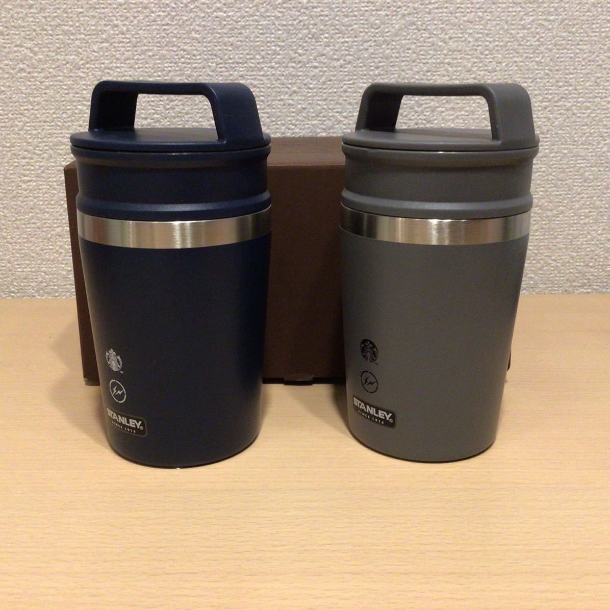 未使用 STARBUCKS ステンレスボトル フラグメント スタンレー ネイビー