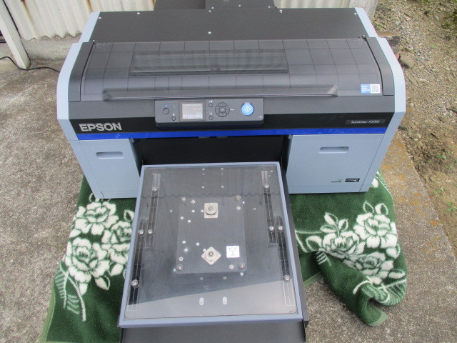 【引取限定】 EPSON/エプソン　SC-F2150　ガーメントプリンター　オリジナルTシャツ作成　中古品【引取限定】