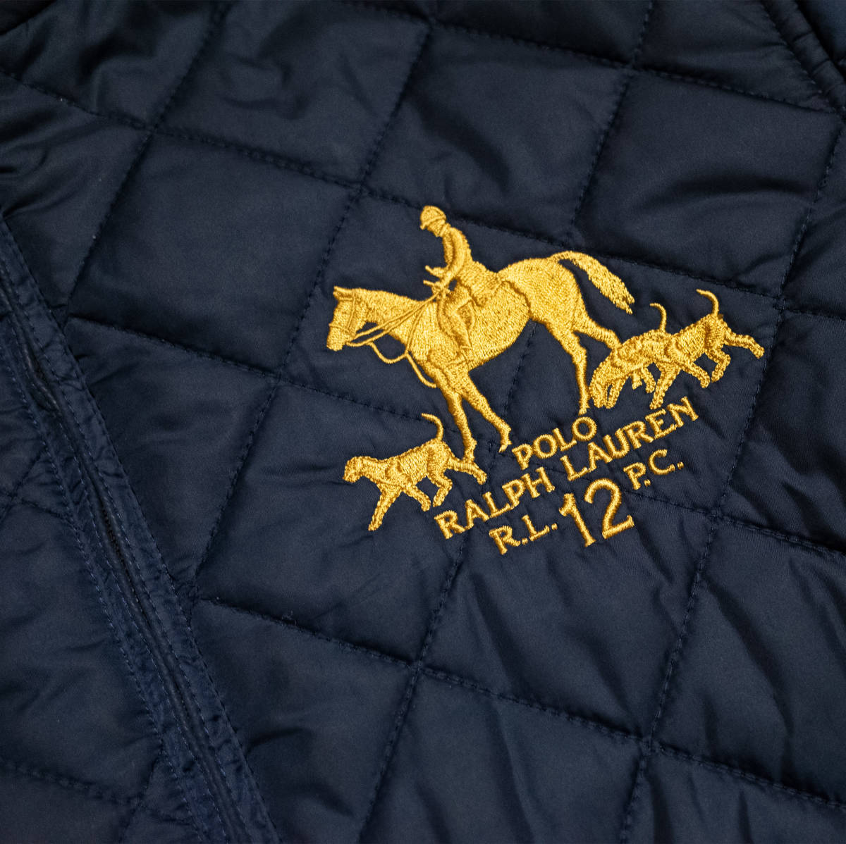 S / 90年代 POLO RALPH LAUREN ポロラルフローレン リバーシブル キルティング ハンティング ジャケット スイングトップ 中綿 レディースも Polo Ralph Lauren big the ポロシャツ